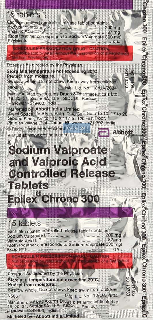 Epilex Chrono 300 Tablet