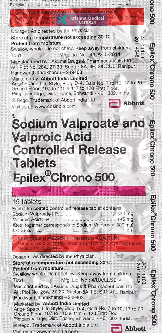 Epilex Chrono 500 Tablet