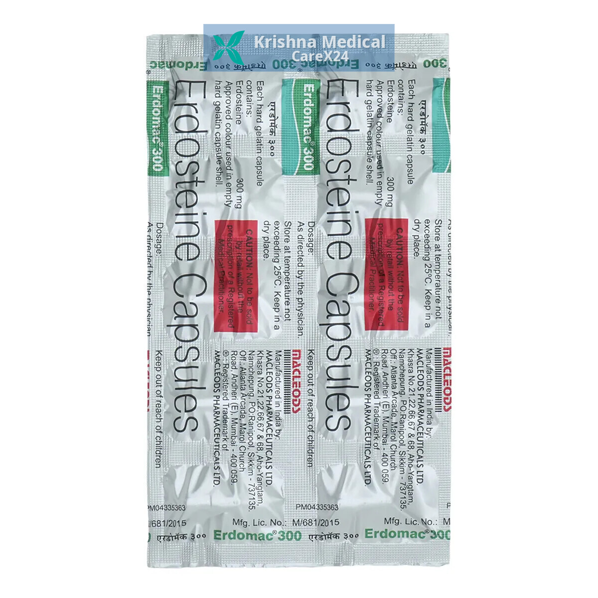 Erdomac 300 Capsule
