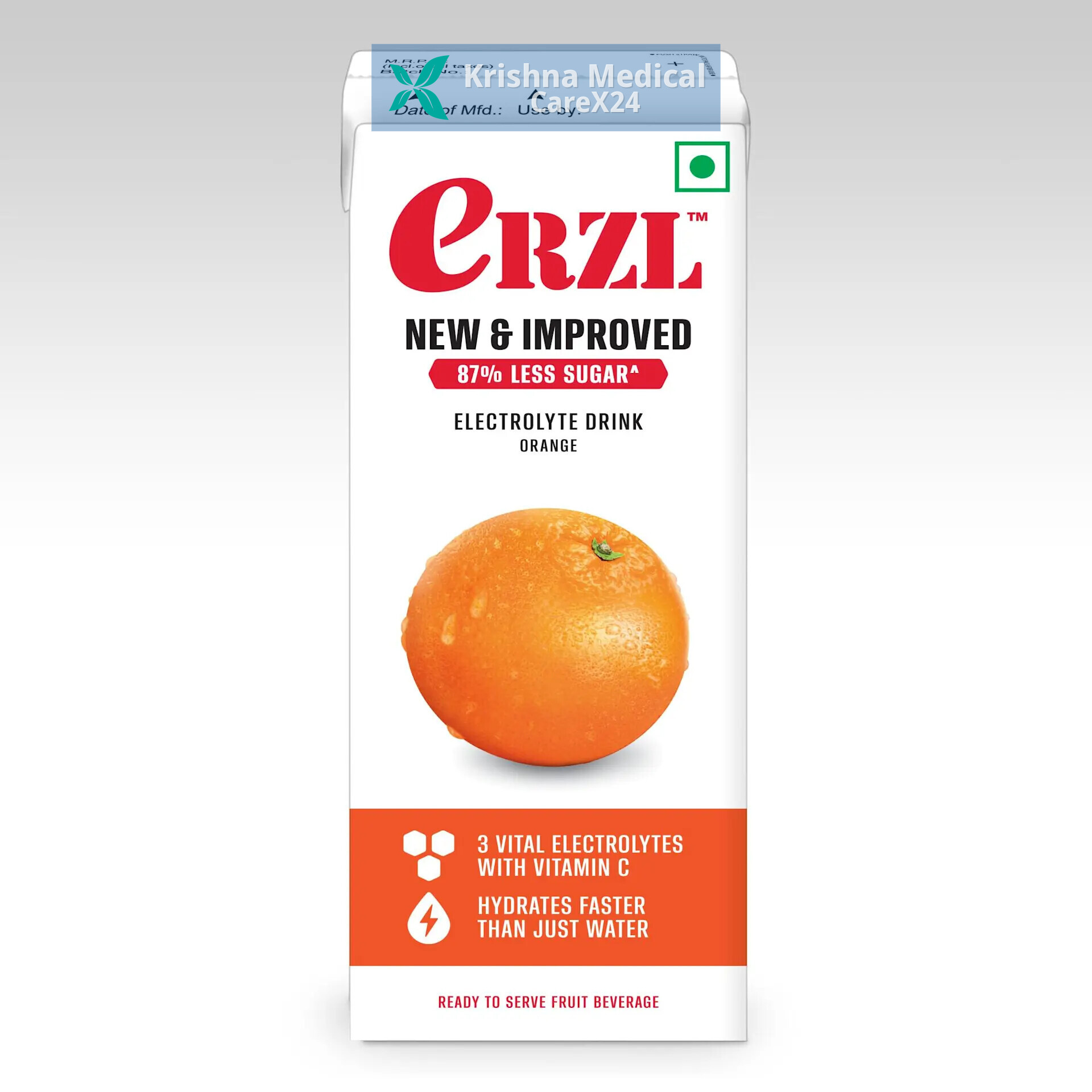Erzl Electrolyte Orange Fruit Drink