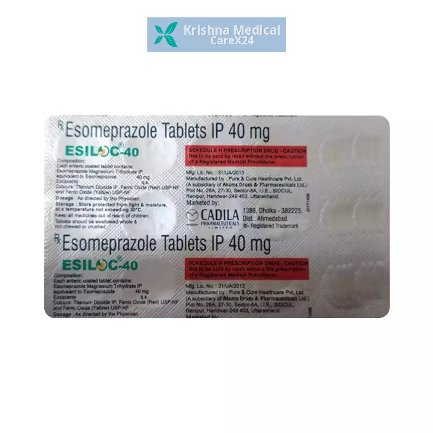 Esiloc 40 Tablet