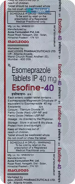 Esofine 40 Tablet
