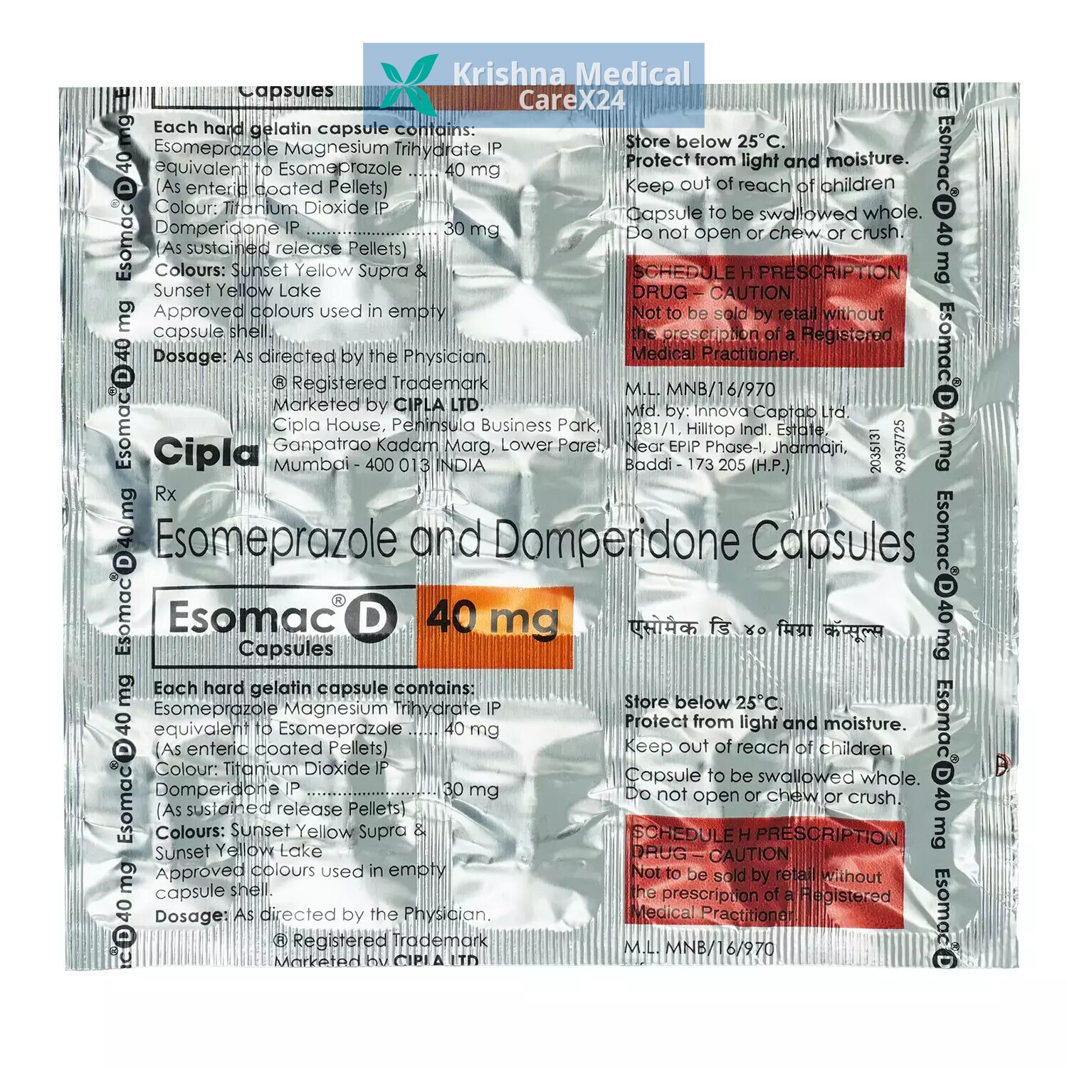 Esomac D 40 Capsule