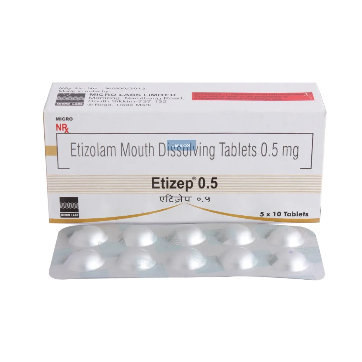 Etizep 0.5 Tablet