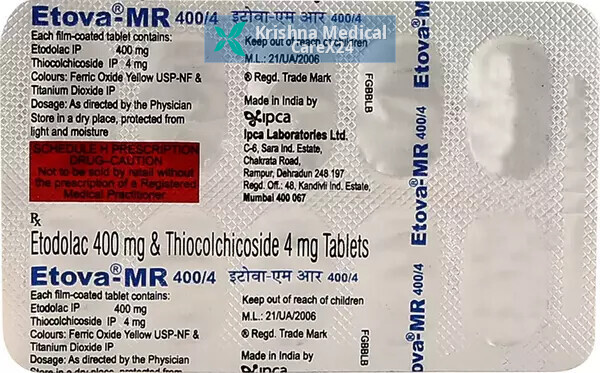 Etova MR 400/4 Tablet