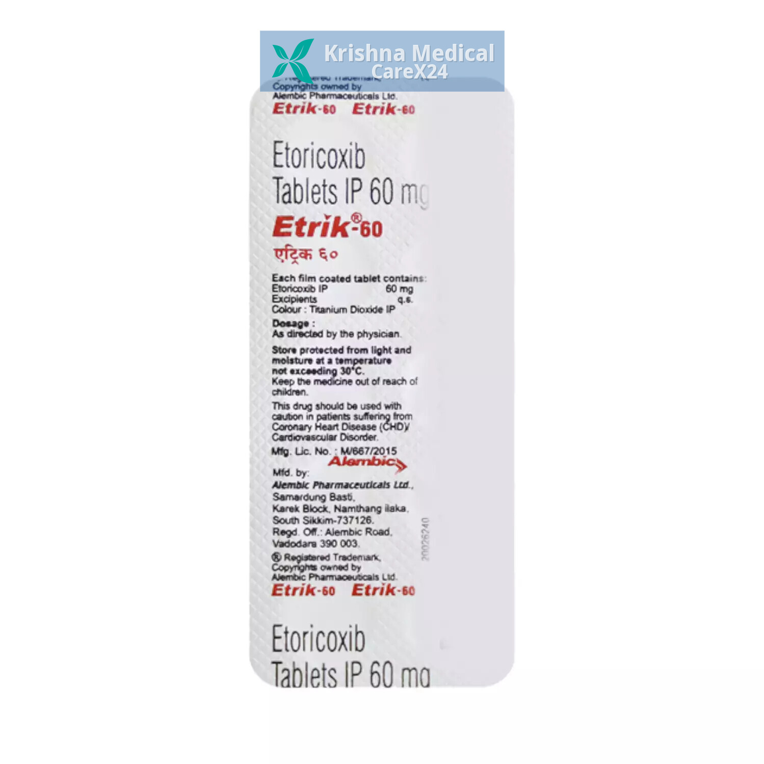 Etrik 60 Tablet