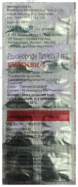 Evaquik 1 mg Tablet