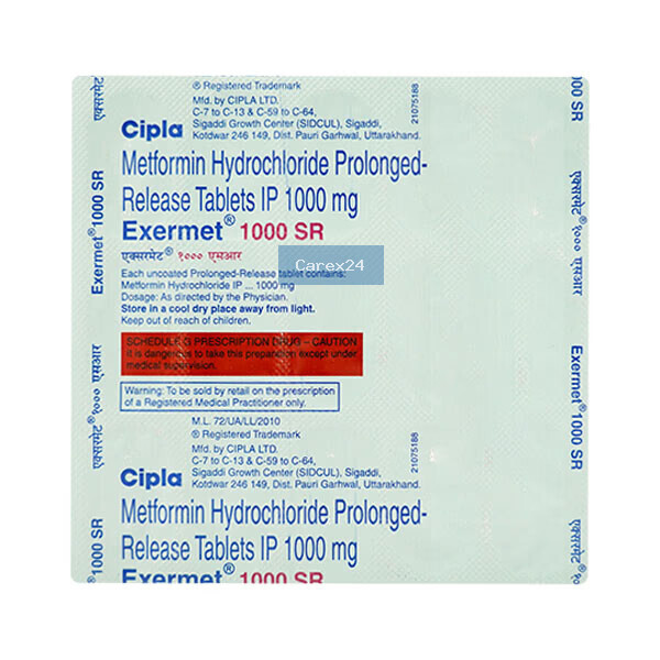 Exermet 1000 SR Tablet