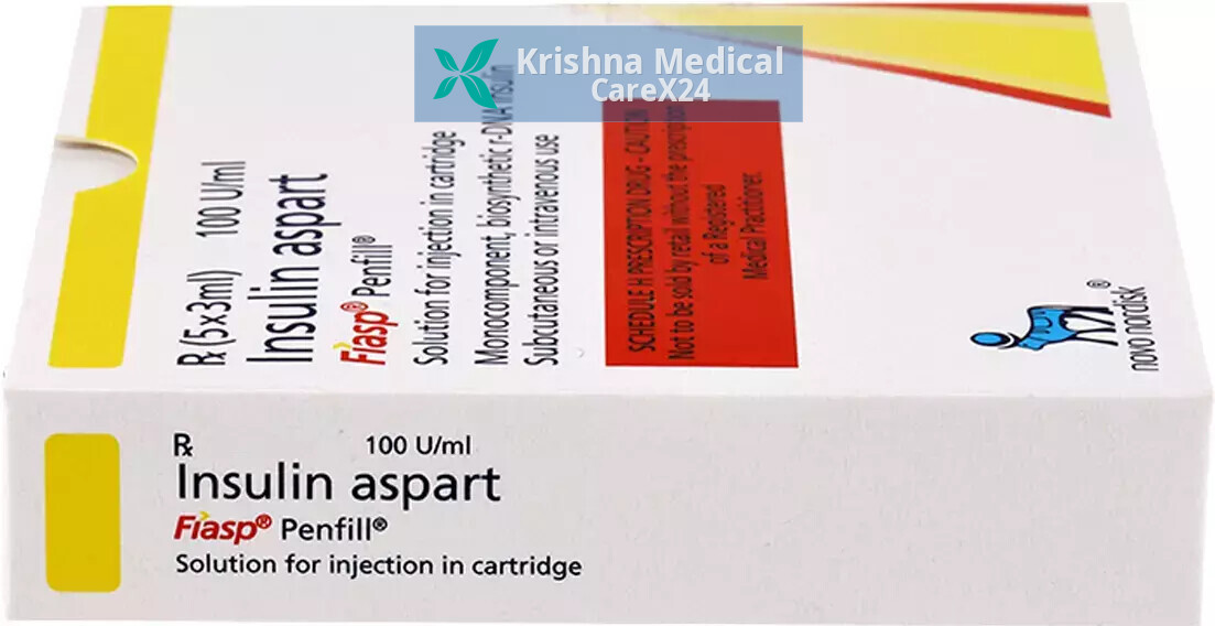 Fiasp 100iu/ml Penfill Injection