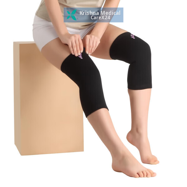 Flamingo Knee Cap Black Medium (OC-2013)