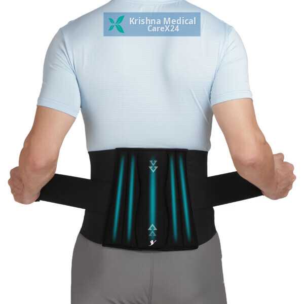 Flamingo Lumbar Sacro Belt Black M (OC-2001)