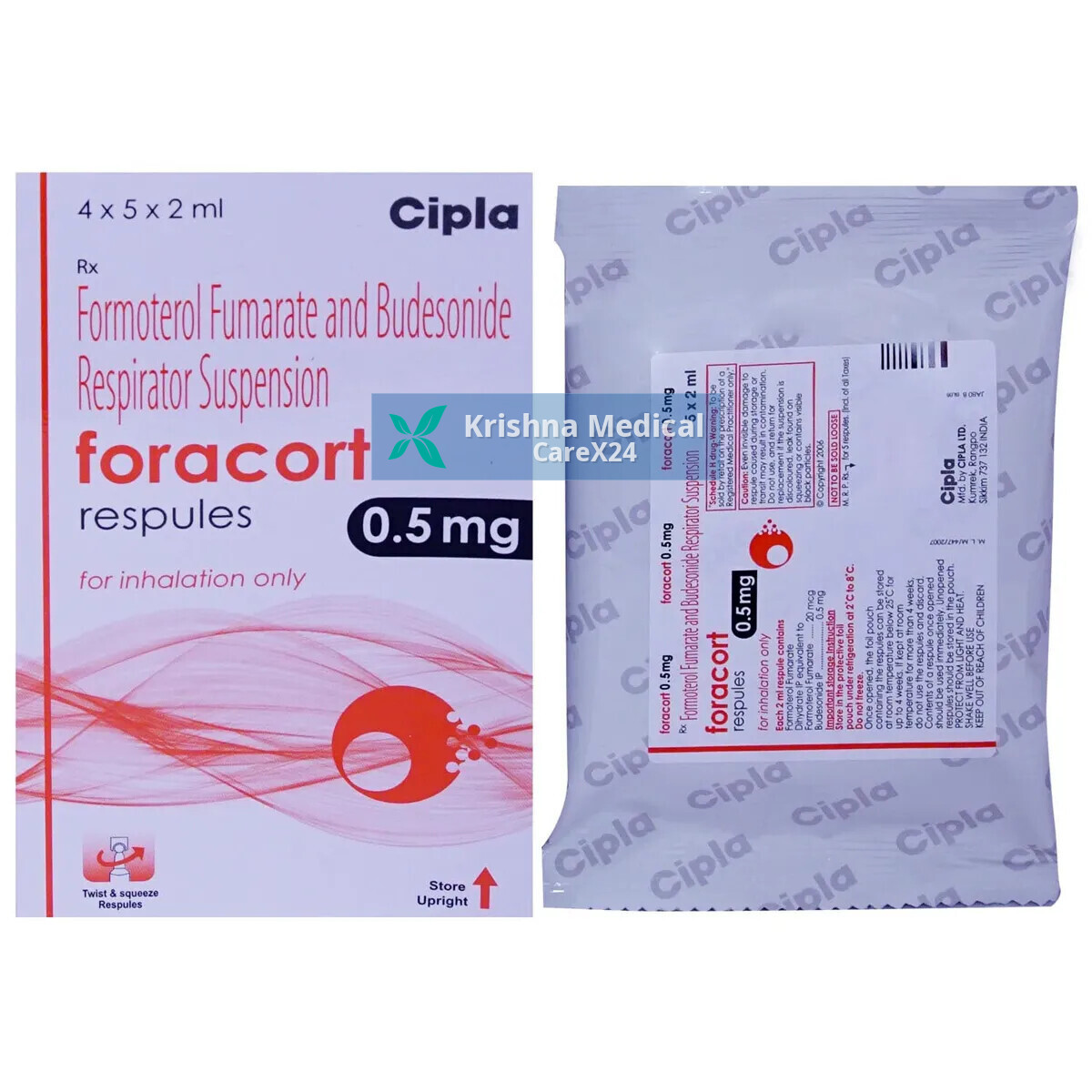 Foracort 0.5 Respules (Each 2ml)