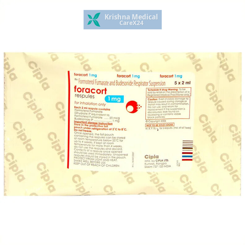 Foracort 1 Respules (5 Respules X 2 Ml)
