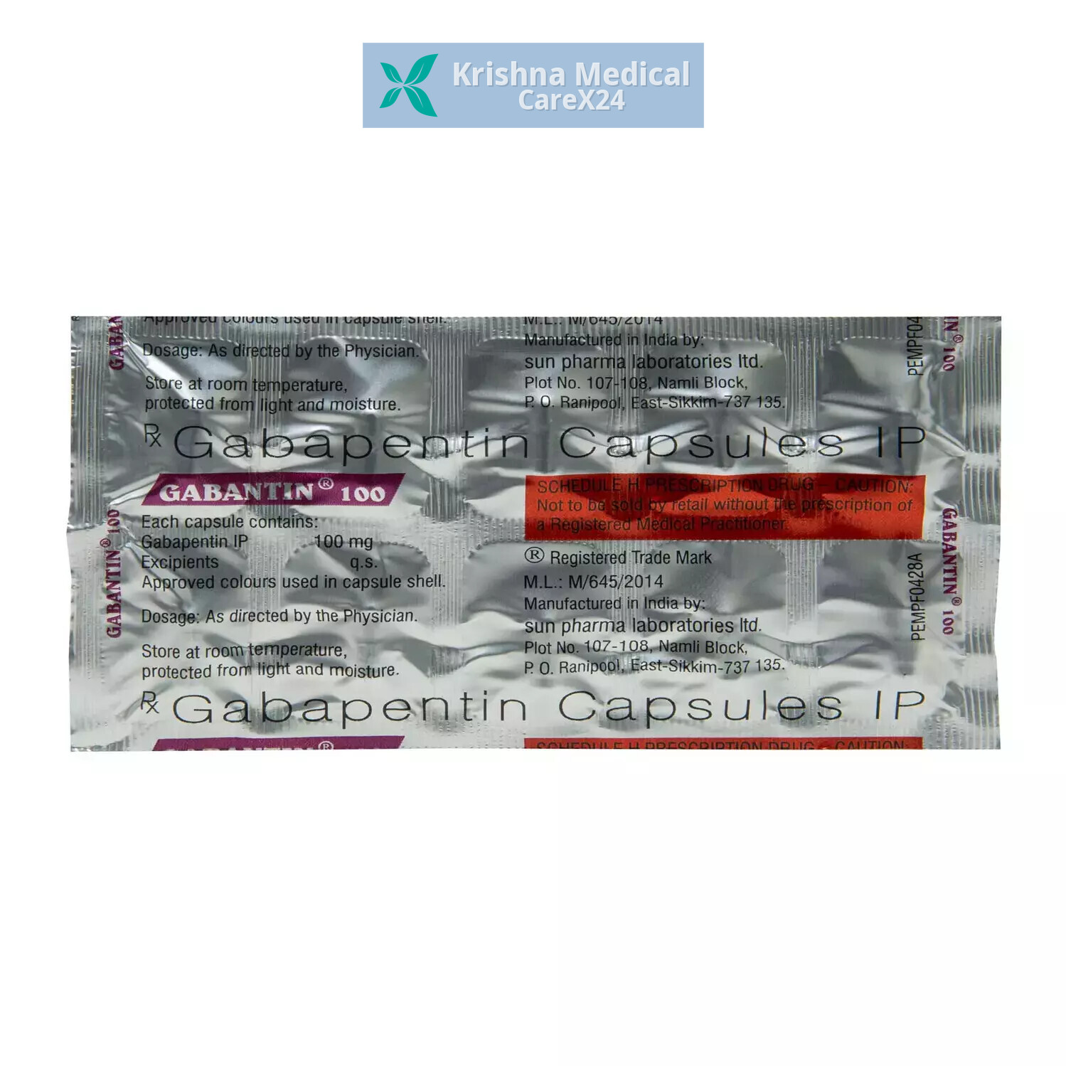 Gabantin 100 Capsule