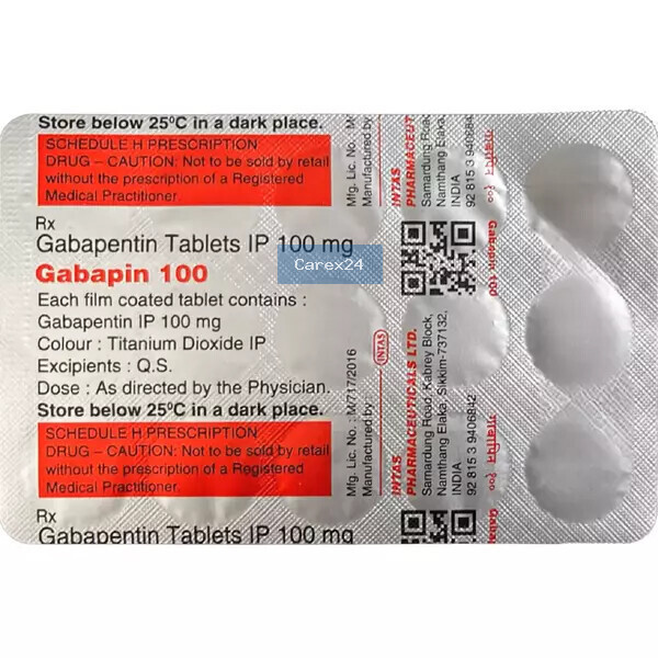Gabapin 100 Tablet