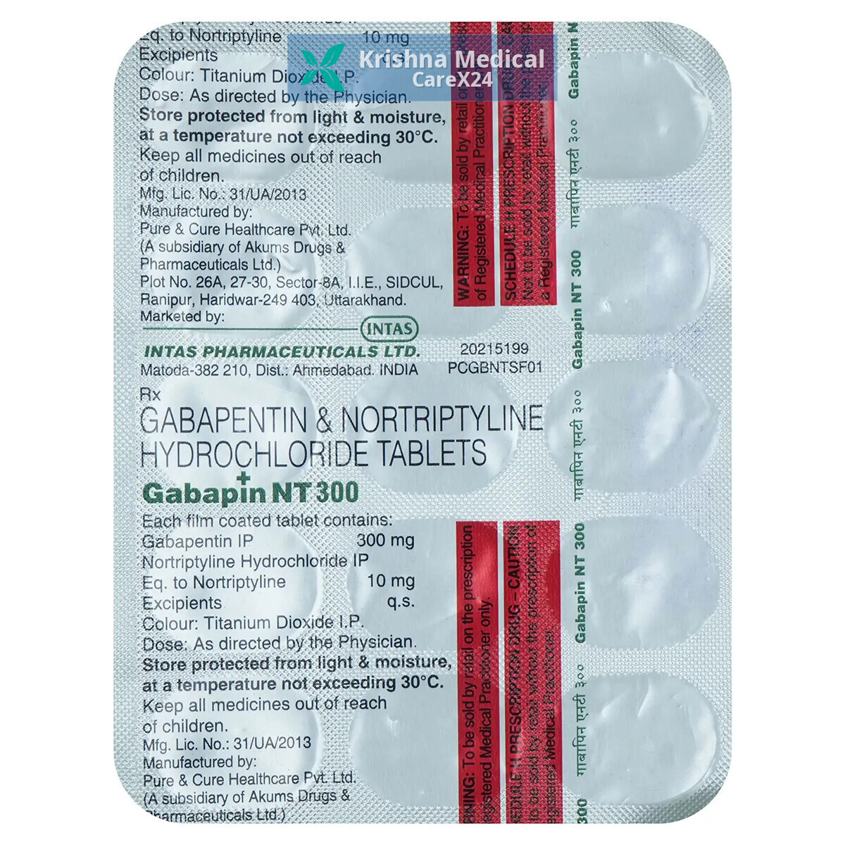 Gabapin NT 300 Tablet
