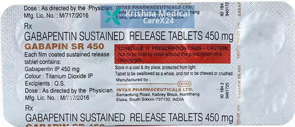 Gabapin SR 450 Tablet