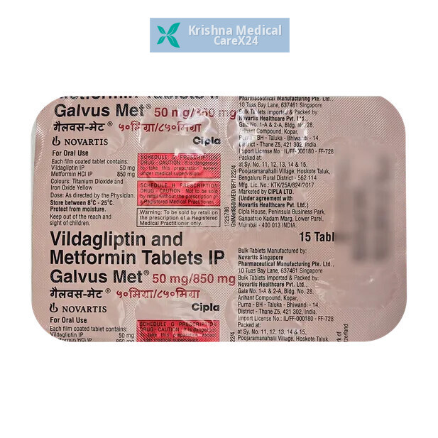 Galvus Met 50/850 Tablet