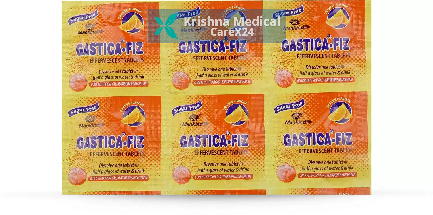 Gastica-Fiz Tablet Orange Sugar Free