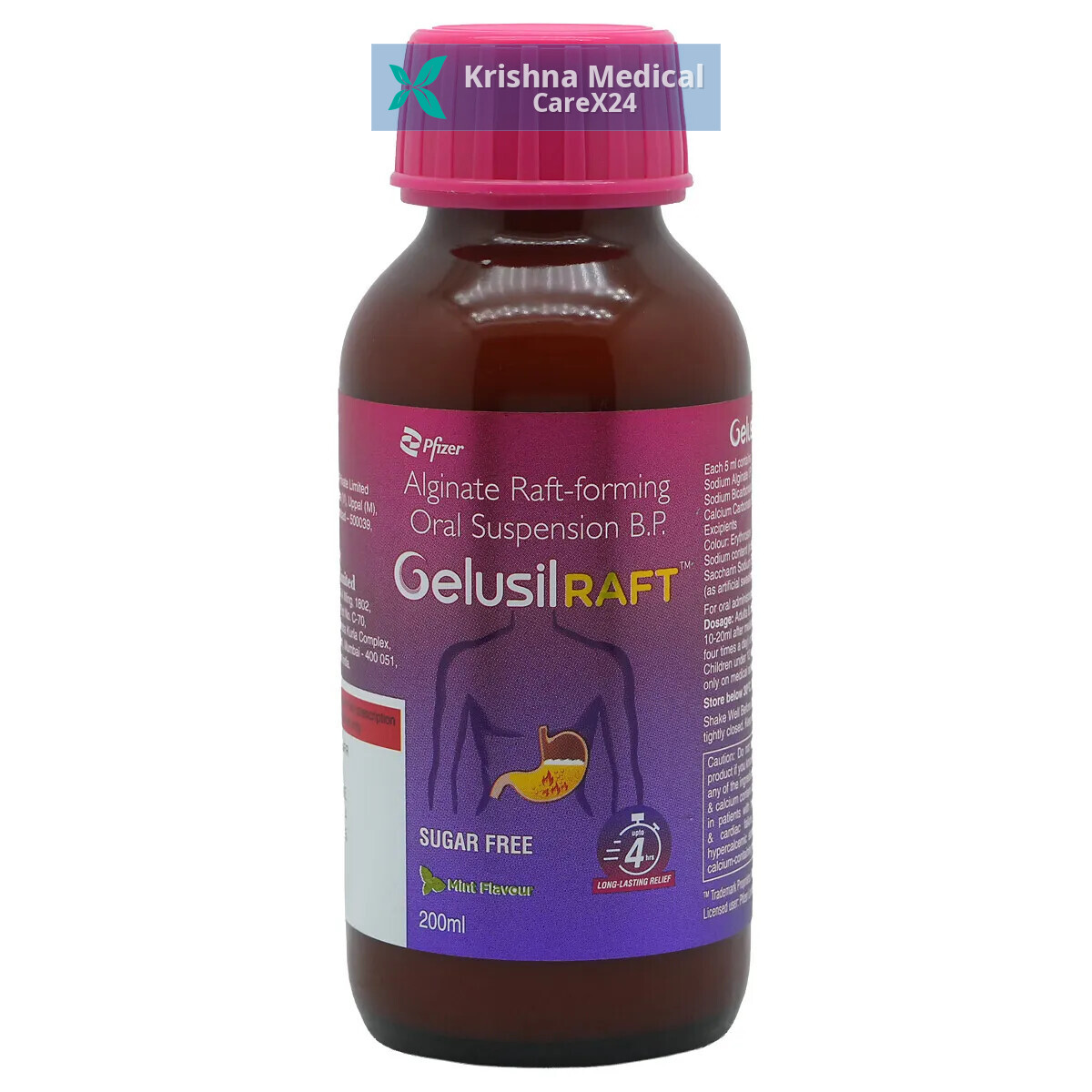Gelusil Raft Sugar Free Mint Suspension