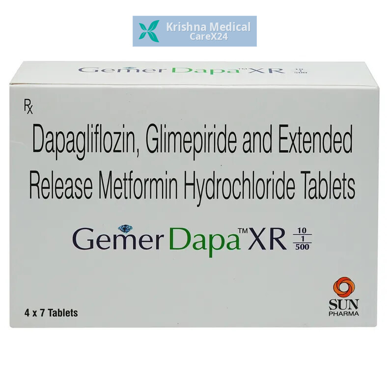 Gemer Dapa XR 10/1/500 Tablet