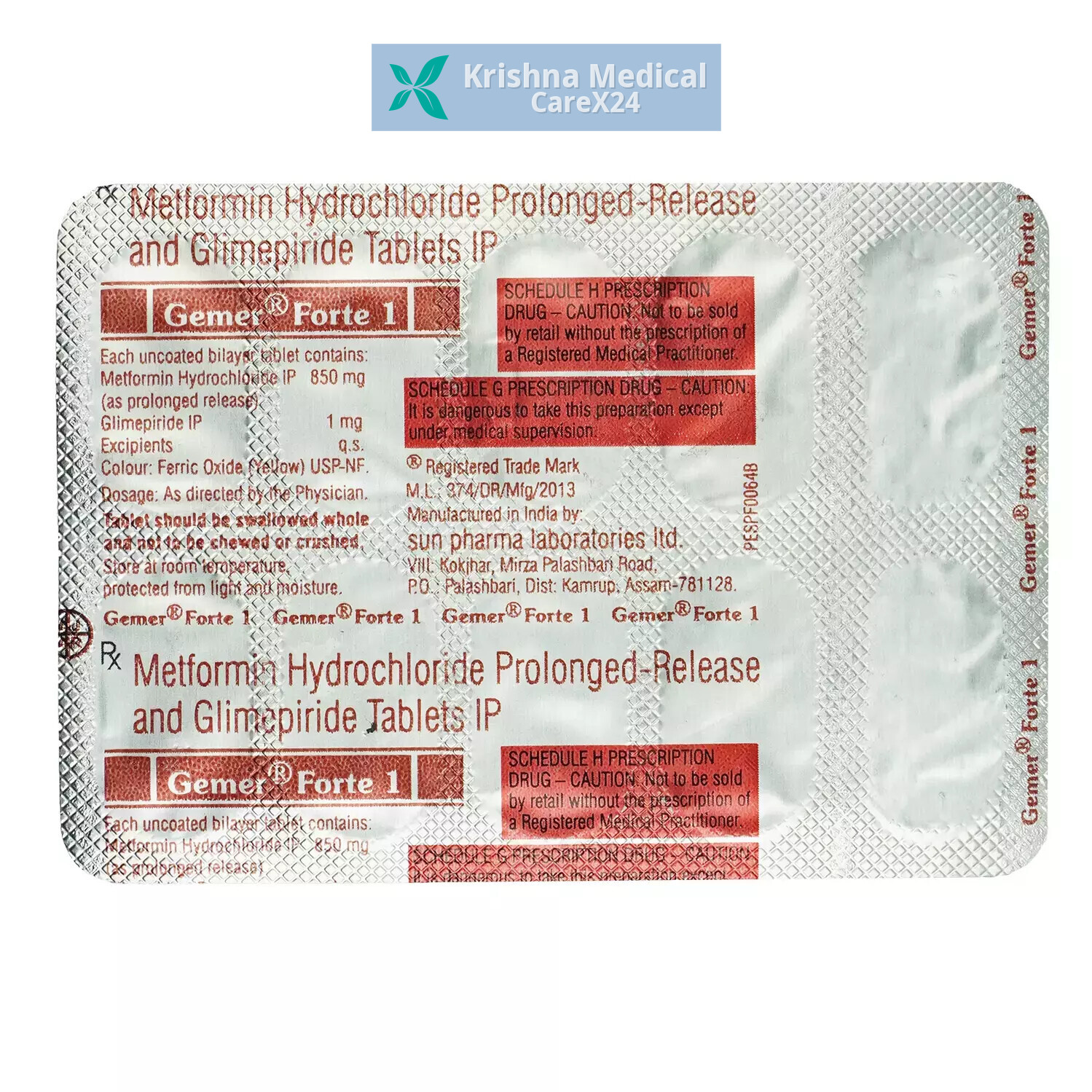 Gemer Forte 1 Tablet
