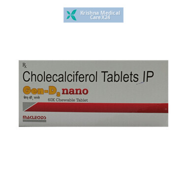 Gen D3 Nano 60K Chewable Tablet