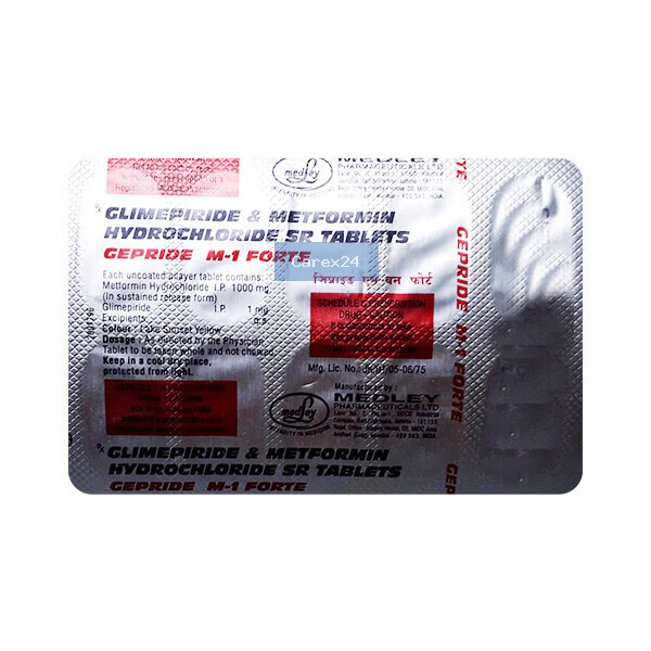 Gepride M 1 Forte Tablet