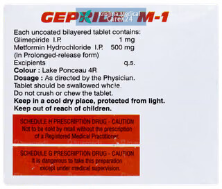 Gepride M 1 Tablet