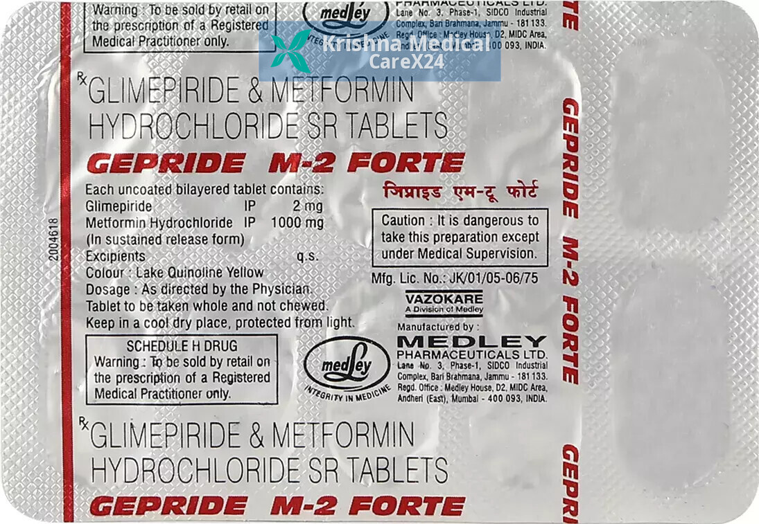 Gepride M 2 Forte Tablet