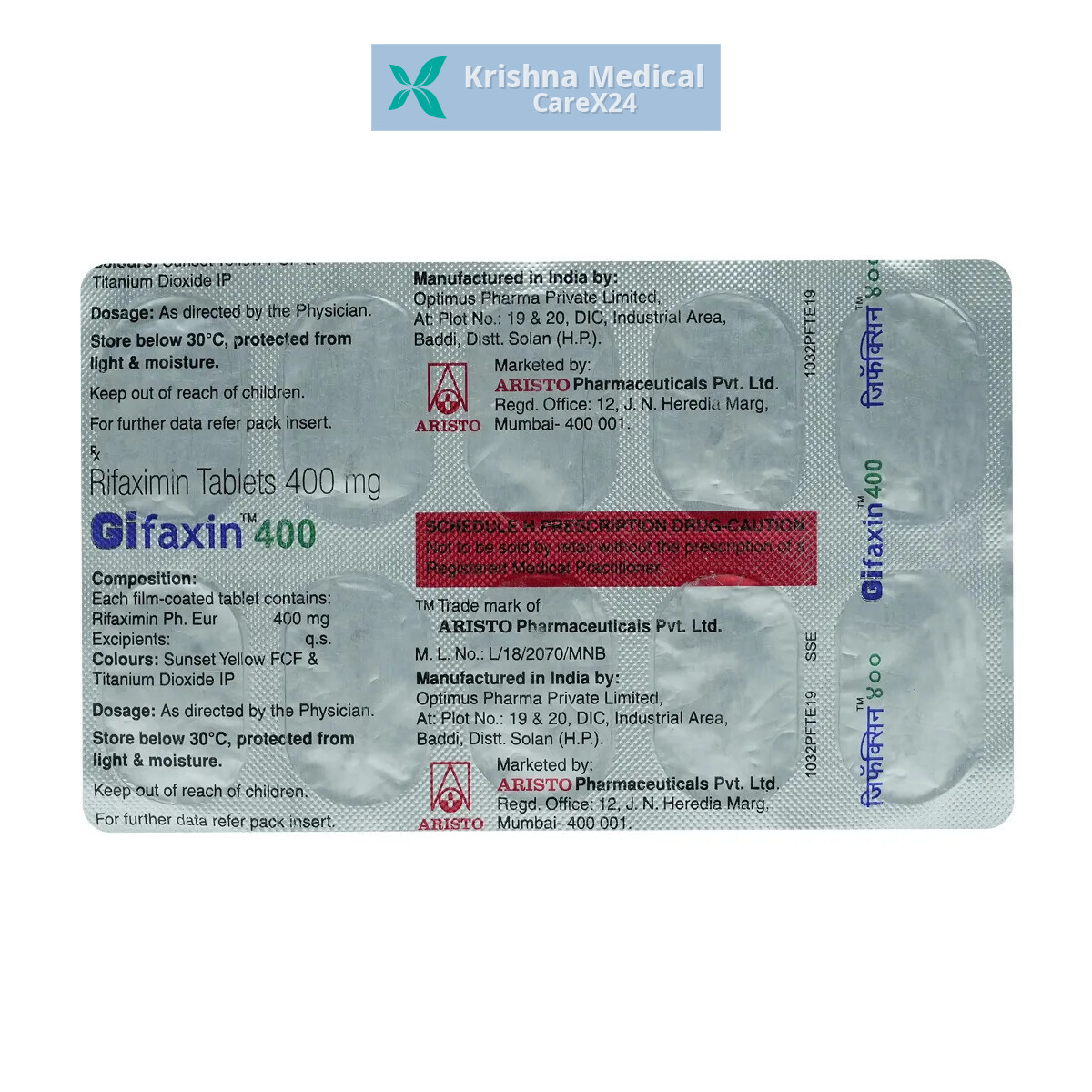 Gifaxin 400 Tablet