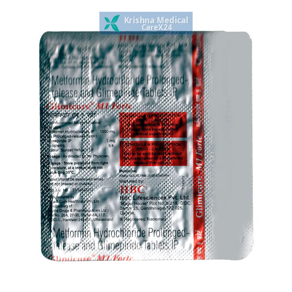 Glimicure M1 Forte Tablet