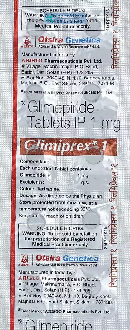 Glimiprex 1 Tablet