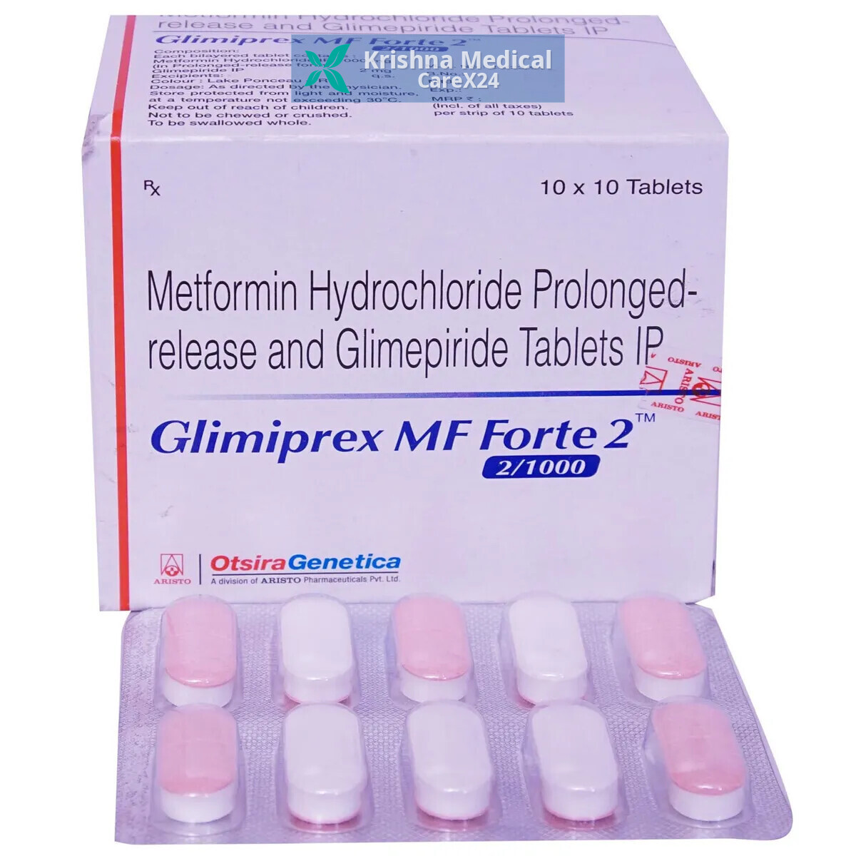 Glimiprex MF 2/1000mg Tablet