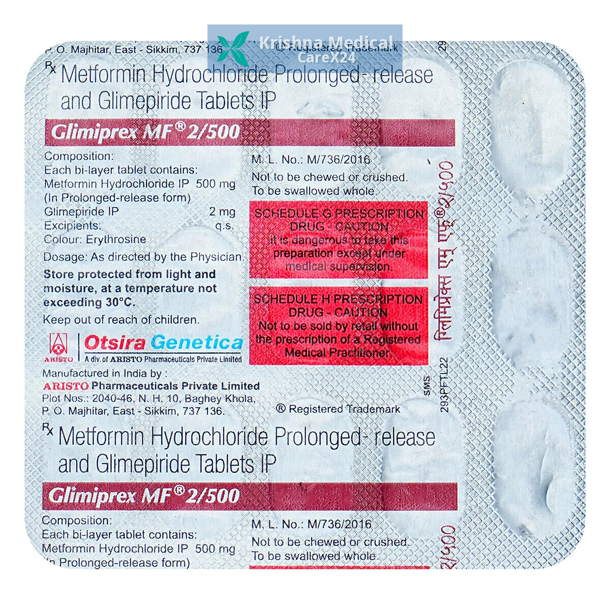 Glimiprex MF 2/500 Tablet