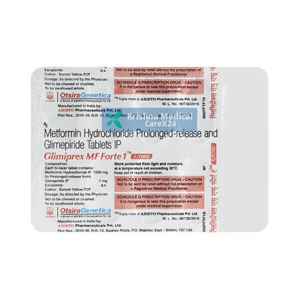 Glimiprex MF Forte 1 Tablet