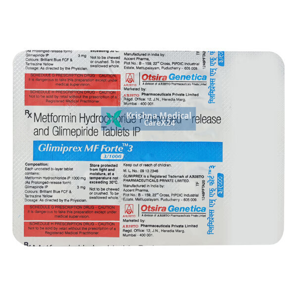Glimiprex MF Forte 3 Tablet