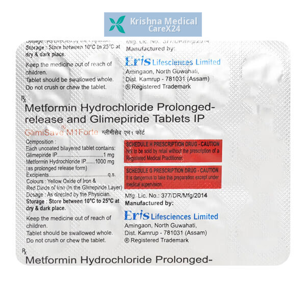 Glimisave M 1 Forte Tablet