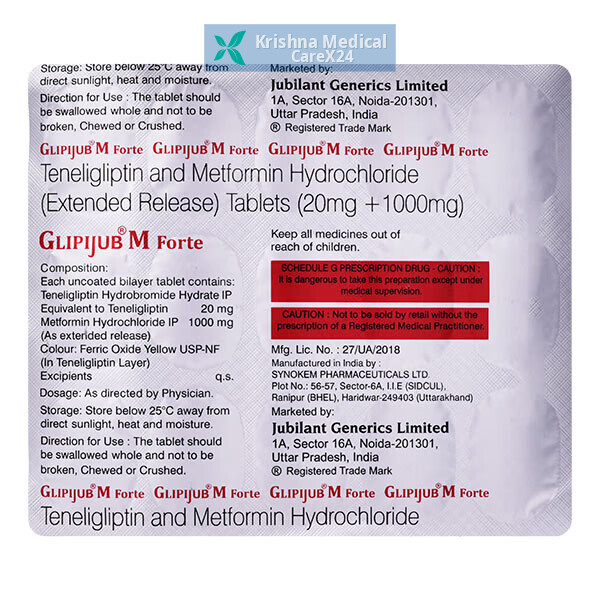 Glipijub M Forte Tablet