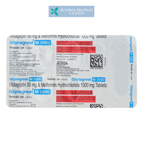 Gliptagreat M 1000 Tablet