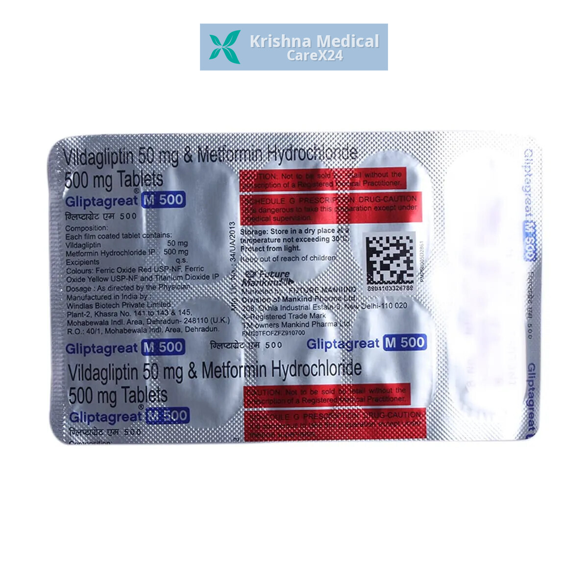 Gliptagreat M 500 Tablet