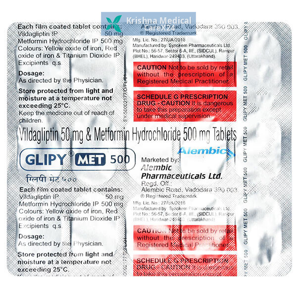 Glipy Met 500 Tablet