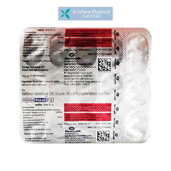 Glizid Total P 15 Tablet