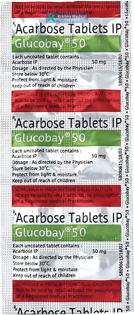 Glucobay 50 Tablet