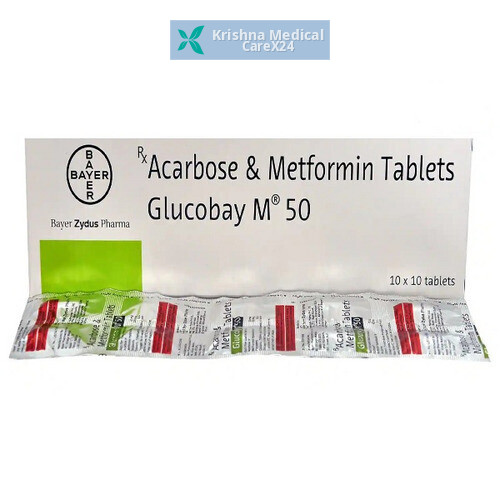 Glucobay M 50 Tablet