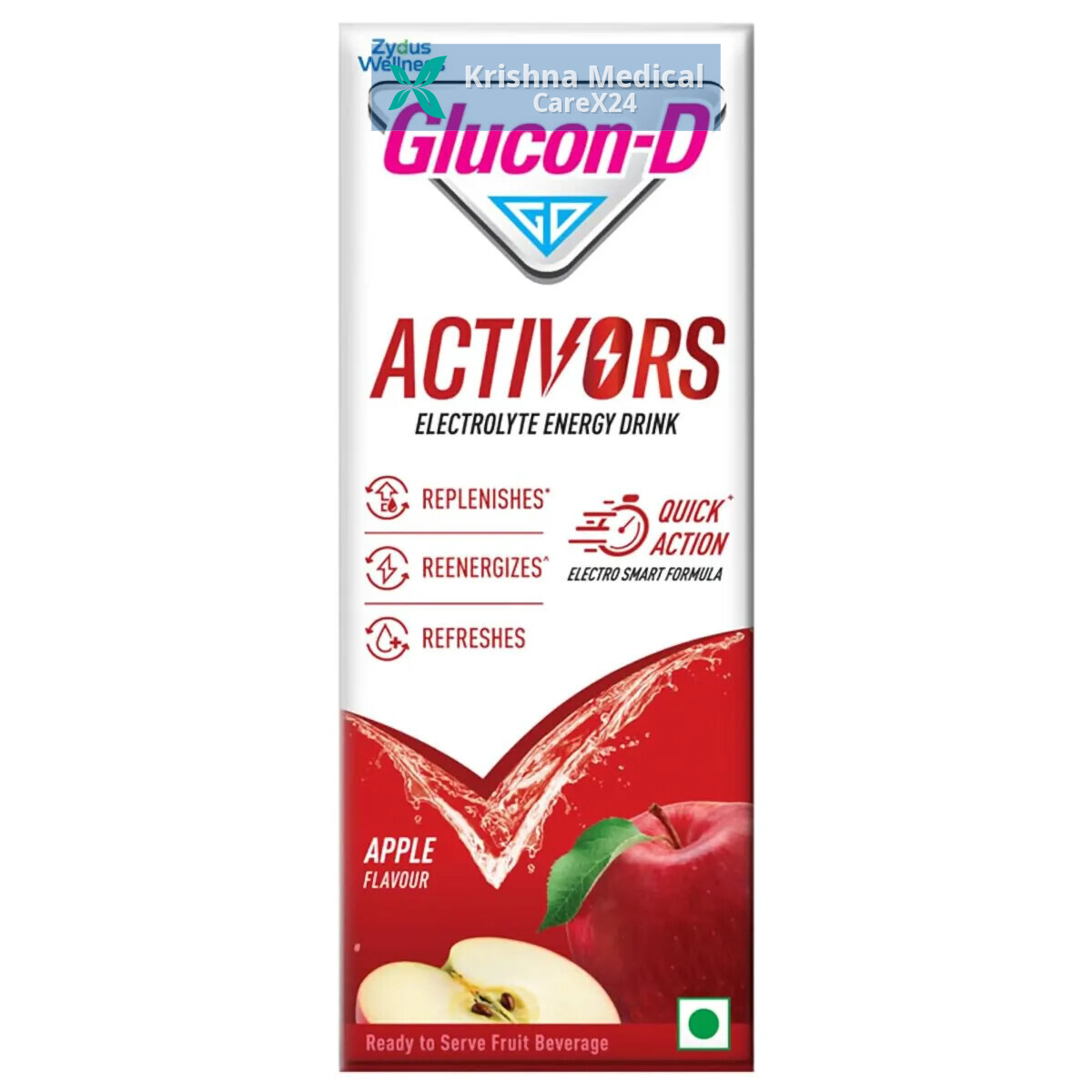Glucon D Activors Apple Energy Drink