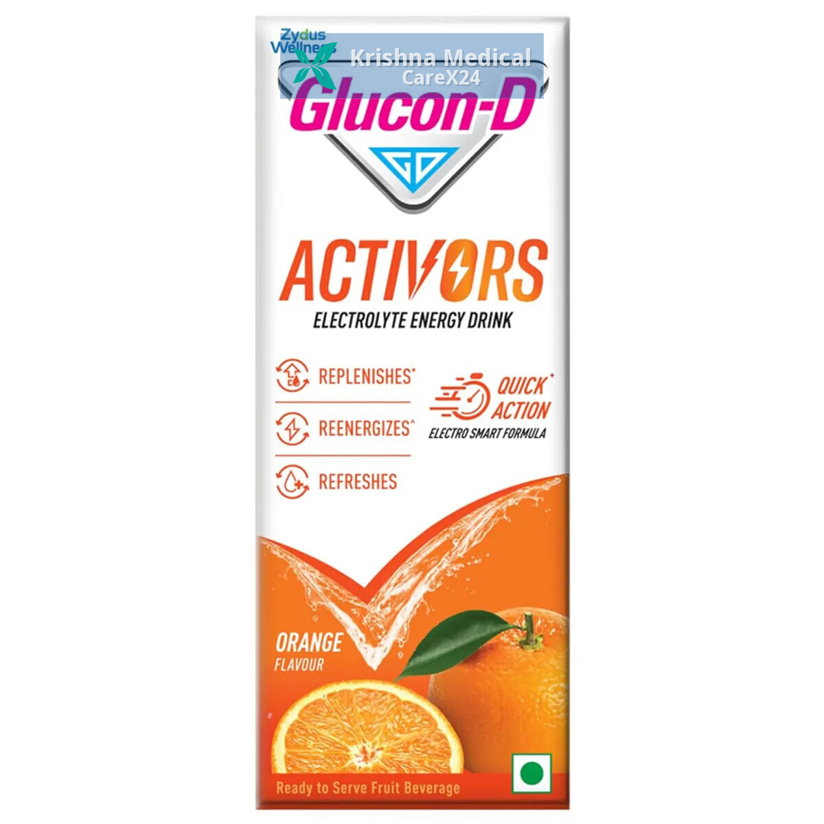 Glucon D Activors Orange Energy Drink