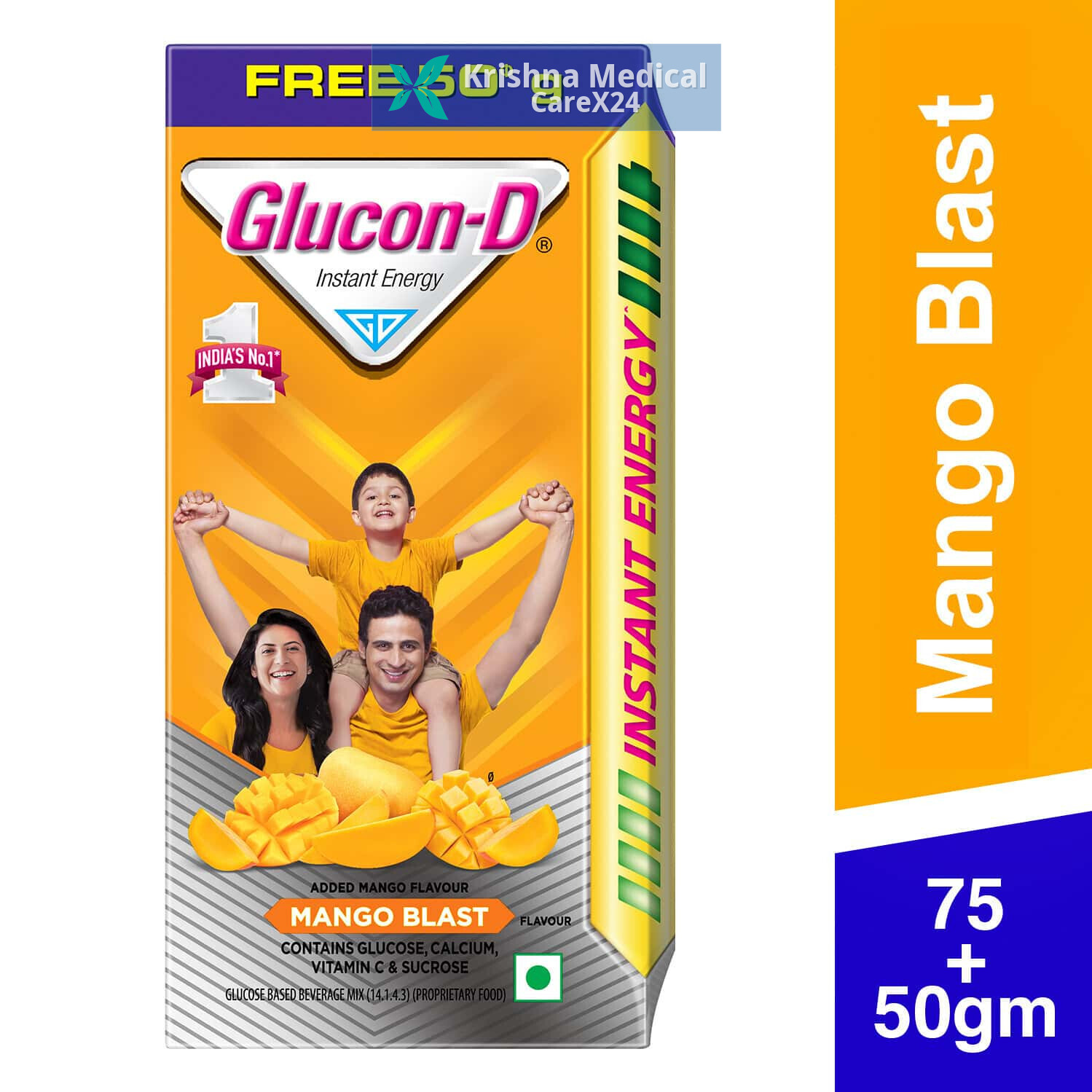 Glucon D Instant Energy Mango Blast Powder
