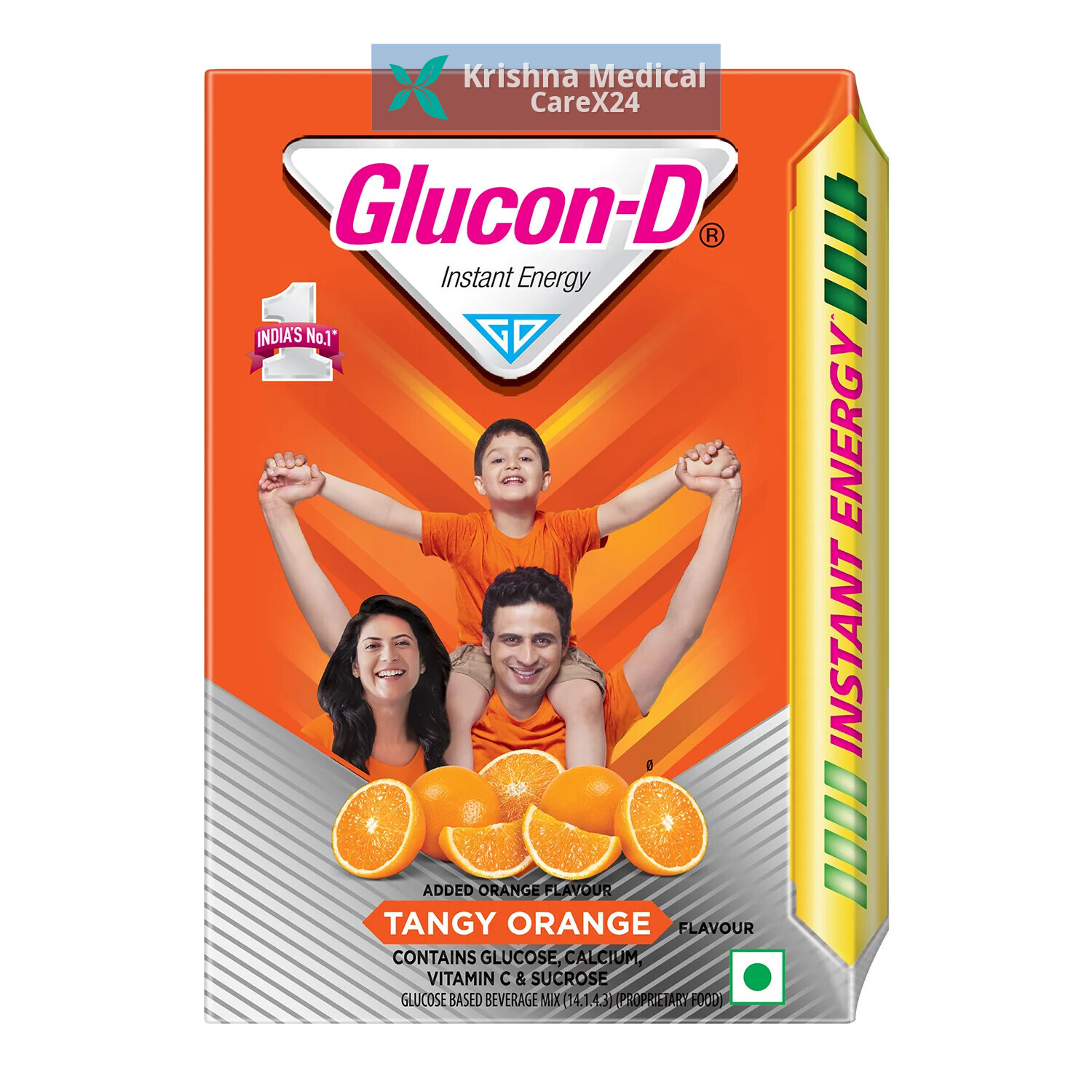 Glucon D Tangy Orange Instant Energy Powder