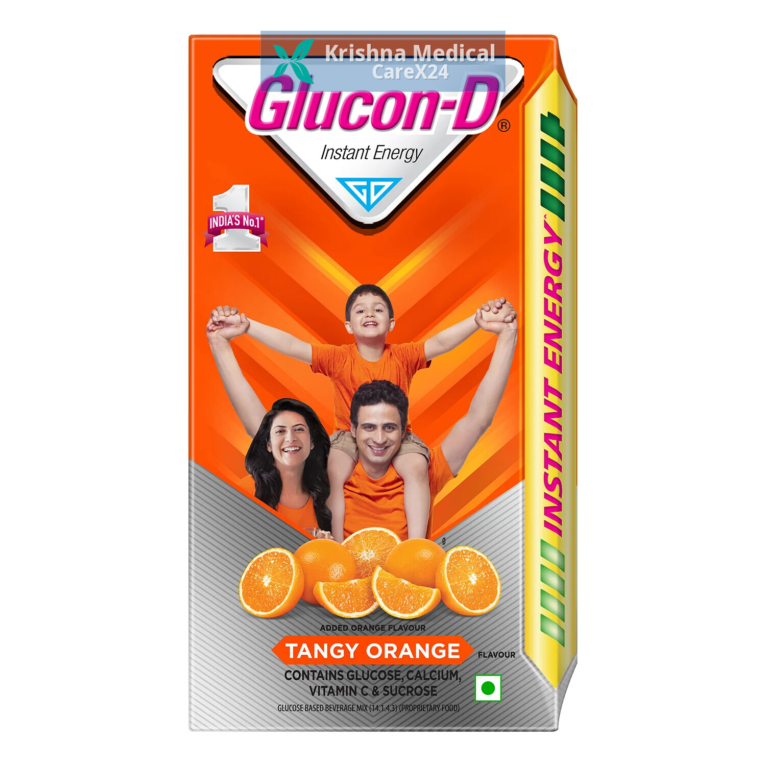 Glucon D Tangy Orange Powder